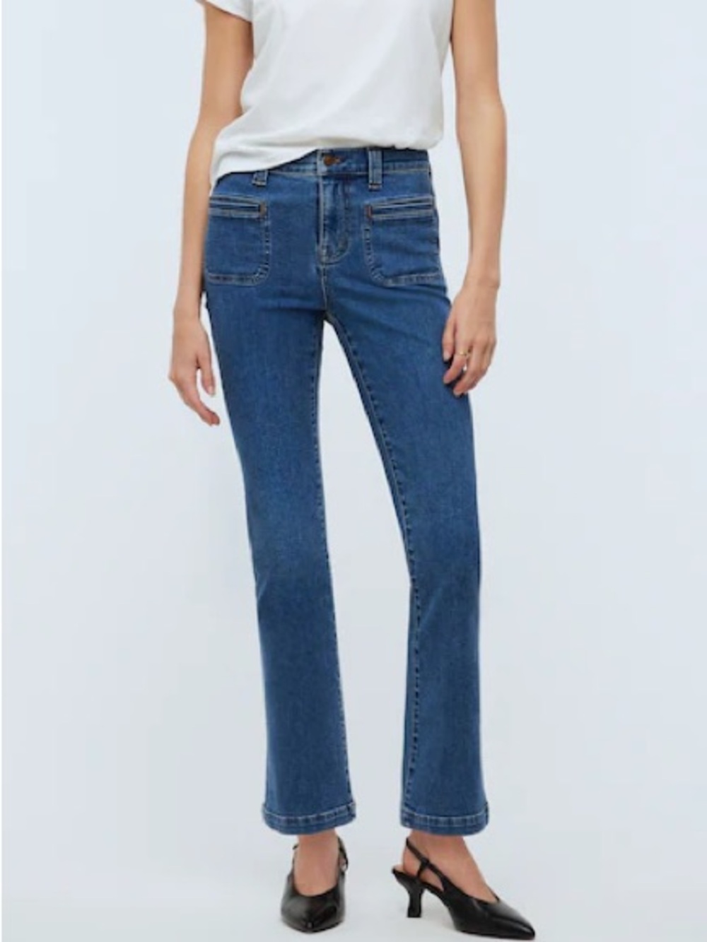 Madewell mid-rise kick out jeans 29